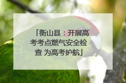 衡山县：开展高考考点燃气安全检查 为高考护航