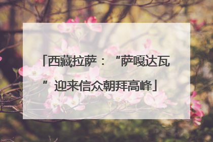 西藏拉萨：“萨嘎达瓦”迎来信众朝拜高峰