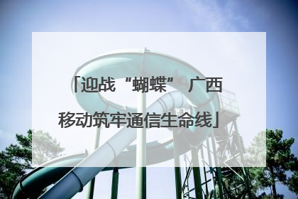 迎战“蝴蝶” 广西移动筑牢通信生命线