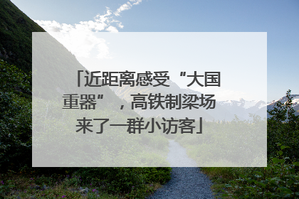 近距离感受“大国重器”，高铁制梁场来了一群小访客