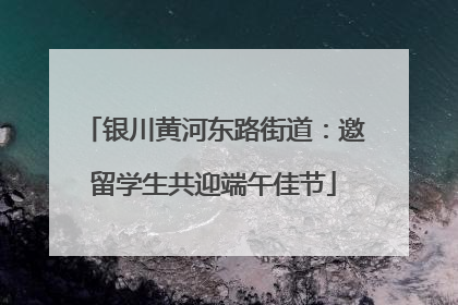银川黄河东路街道：邀留学生共迎端午佳节