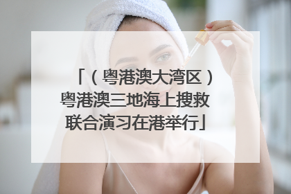（粤港澳大湾区）粤港澳三地海上搜救联合演习在港举行