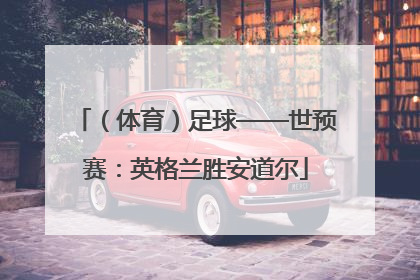 （体育）足球——世预赛：英格兰胜安道尔