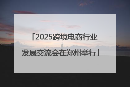 2025跨境电商行业发展交流会在郑州举行