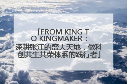 FROM KING TO KINGMAKER：深耕张江的盛大天地，做科创共生共荣体系的践行者